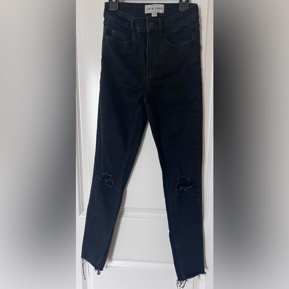 New Look Lift & Shape Black, Stretchy, high-waisted Skinny Jeans